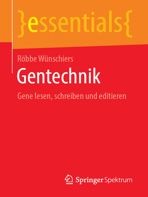 Title details for Gentechnik by Röbbe Wünschiers - Available